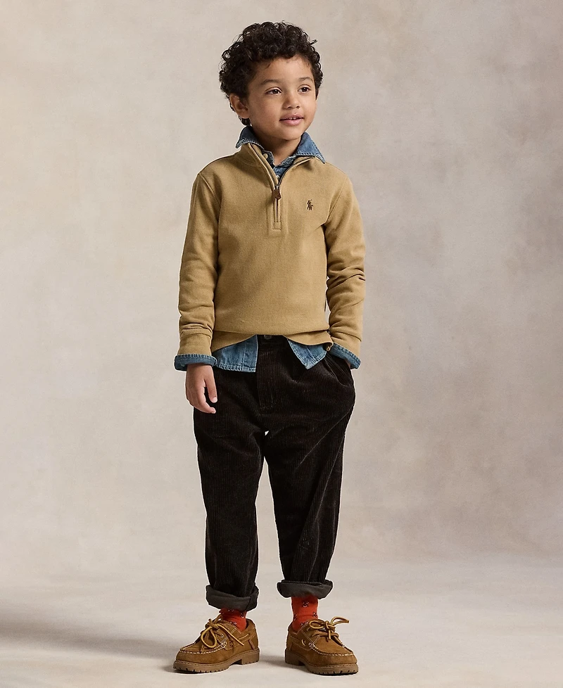 Estate-Rib Quarter-Zip Pullover