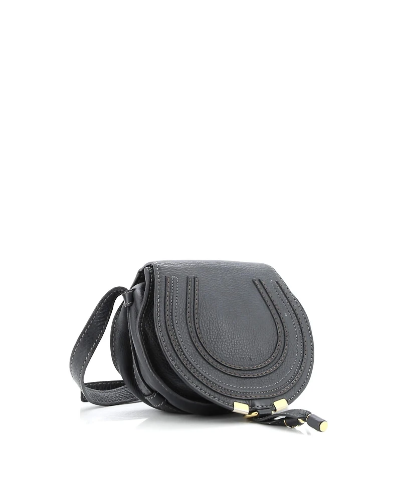 Pre-Owned Chloe Marcie Crossbody Bag Leather