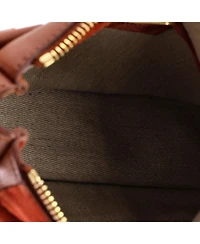 Pre-Owned Chloe Small Marcie Satchel Leather and Suede