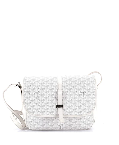 Pre-Owned Goyard Mm Belvedere Ii Messenger Bag Coated Canvas