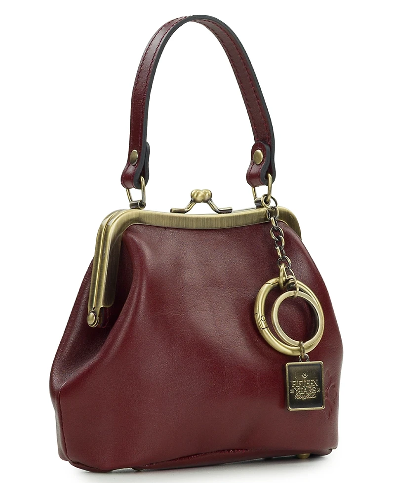 Patricia Nash Mini Laureana Crossbody Kisslock Bag with Charm