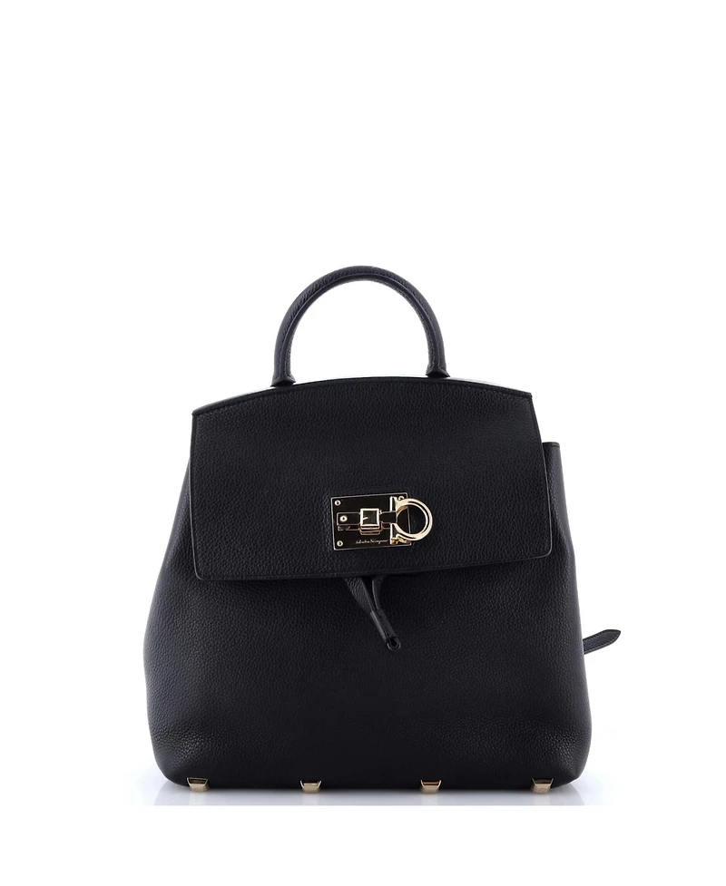 Pre-Owned Salvatore Ferragamo Studio Backpack Leather