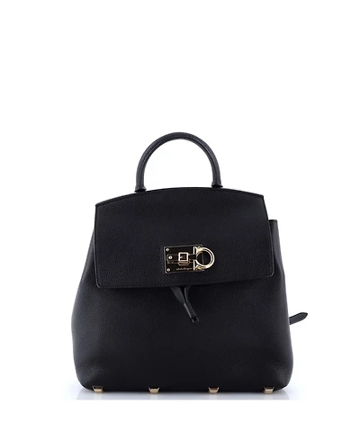 Pre-Owned Salvatore Ferragamo Studio Backpack Leather
