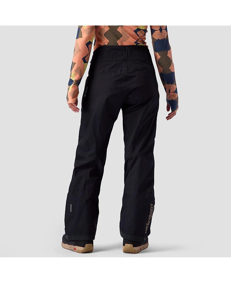 Backcountry Women's CrestCarver Gore-tex Shell Pant Non-Insulated Ski and Snowboard Pants