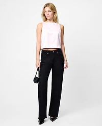 French Connection Women's Bow Embellished Sleeveless Top