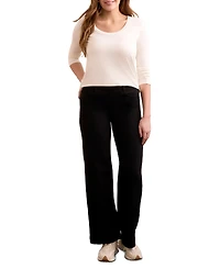Tribal Women's Audrey Boundless Stretch Denim Pull-On Flare Jeans