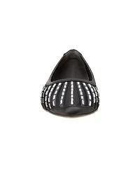 Linea Paolo Noelle Women's Pointed Toe Beaded Mesh Flat