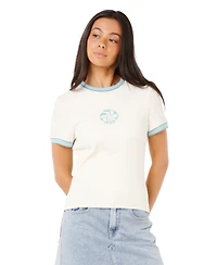 Rip Curl Women's Shore Break Fitted Pull-On T-Shirt