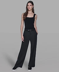 Karl Lagerfeld Paris Women's Logo Detail Joggers