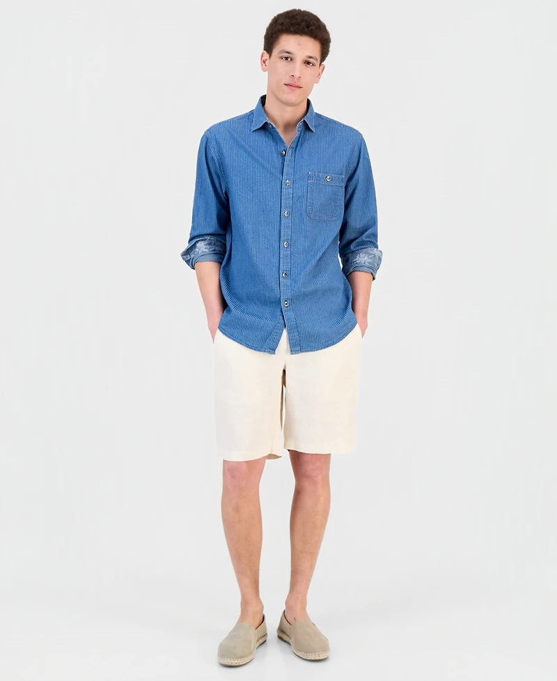 Tommy Bahama Men's Wild Indigo Plaid Shirt