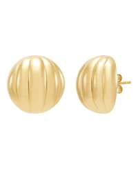 Macy's Half Ball Stud Earrings in 18K Yellow Gold-Plated Sterling Silver