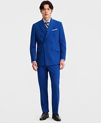 Kenneth Cole Reaction Men's Double-Breasted Slim-Fit Nested Suit