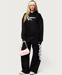 Edikted Women's Star Sweatpants