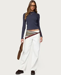 Edikted Women's Kiyan Long Sleeve T Shirt