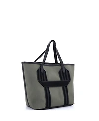 Pre-Owned Hermes Pursangle Tote Canvas with Leather