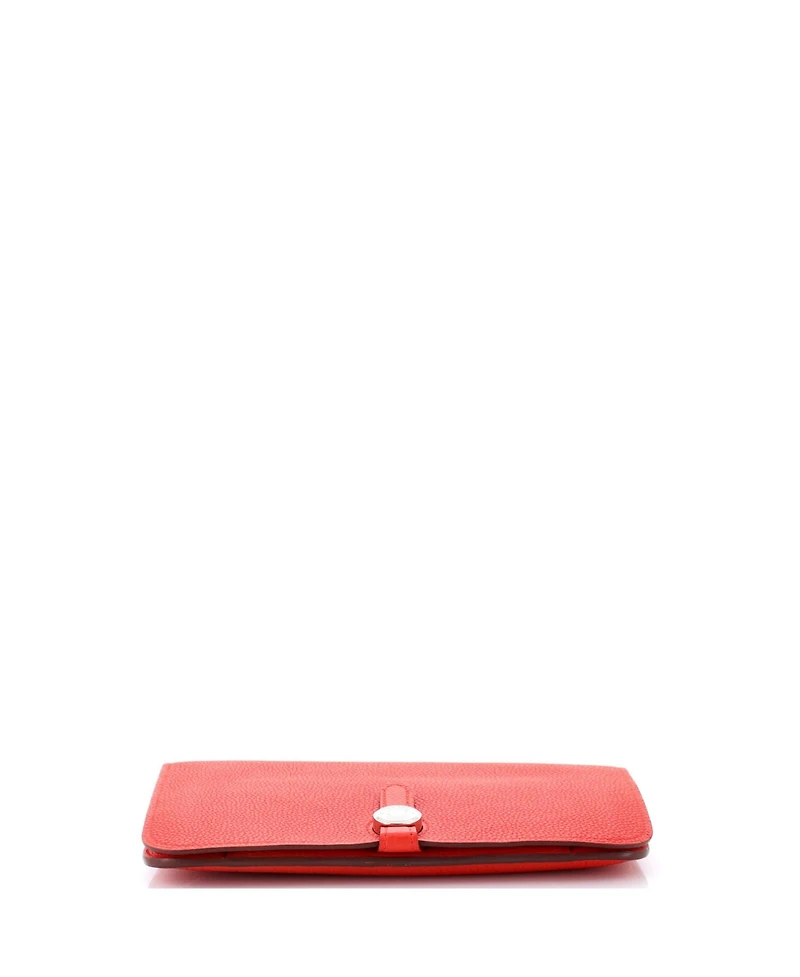 Pre-Owned Hermes Dogon Duo Combined Wallet Leather