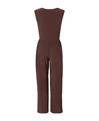 Quiz Women's Ity V-Neck Ruched Detail Jumpsuit