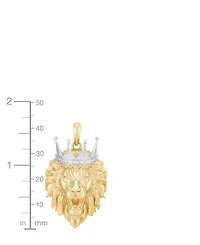 Macy's Lion Head Pendant in 10K Yellow Gold