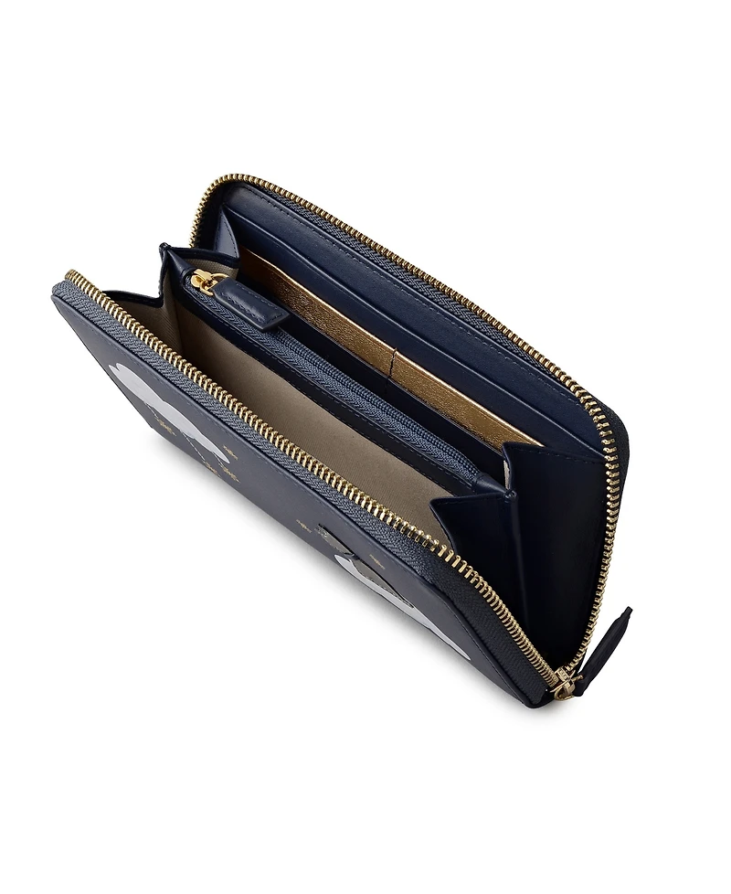 Radley London It's Written The Snowflakes Zip Around Wallet