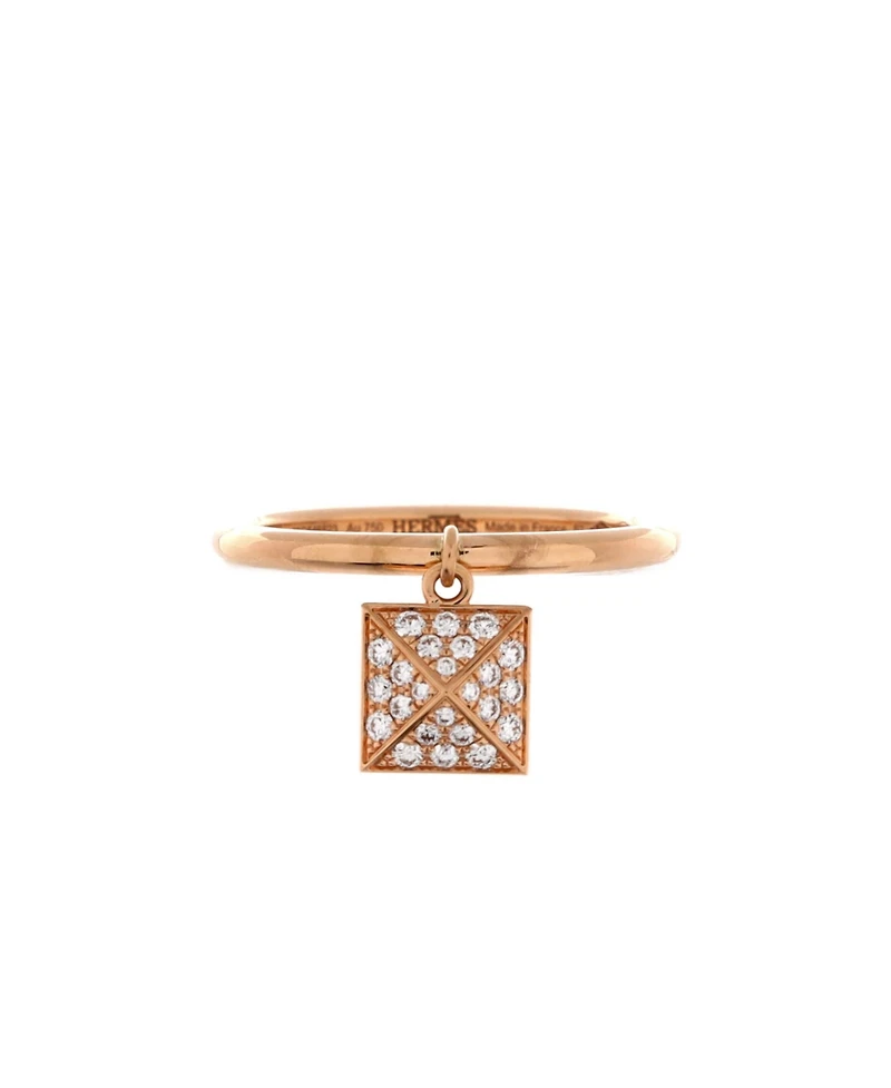 Pre-Owned Hermes Clou d'H Charm Ring