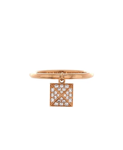 Pre-Owned Hermes Clou d'H Charm Ring