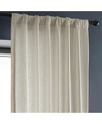 Half Price Drapes Malted Cream Heavy Faux Linen Curtain