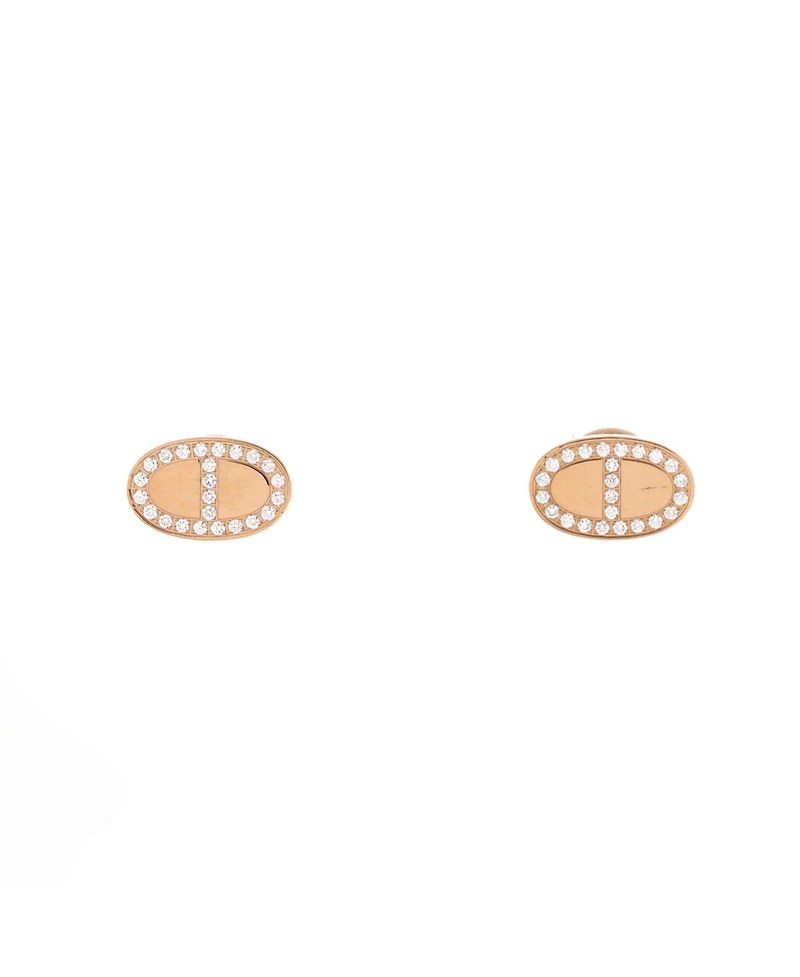 Pre-Owned Hermes Chaine d'Ancre Contour Stud Earrings