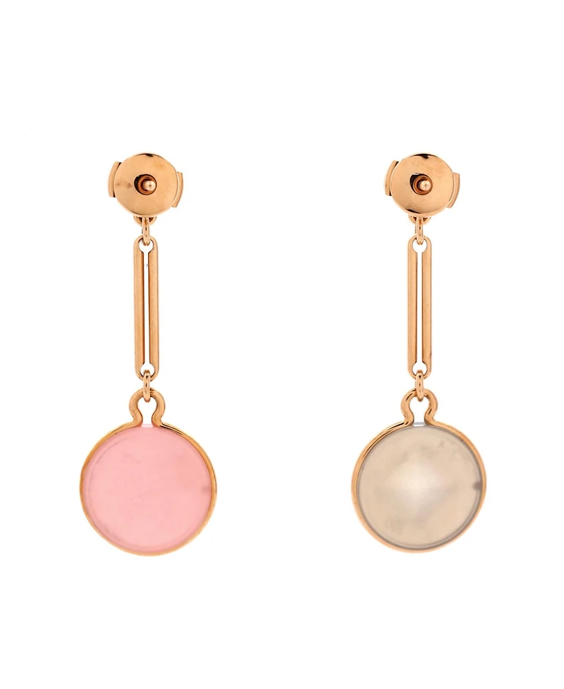 Pre-Owned Hermes Ex-Libris Drop Earrings