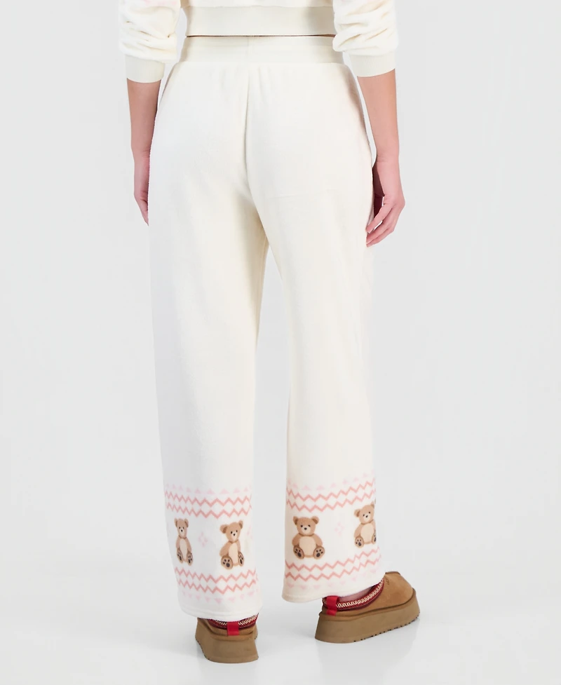 Sincerely Jules Juniors' Mink Pull-On Wide-Leg Pants