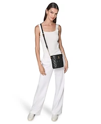 Karl Lagerfeld Paris Lafayette Leather Crossbody Bag