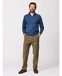 Aubin Men's Bonby Zip Neck Sweater