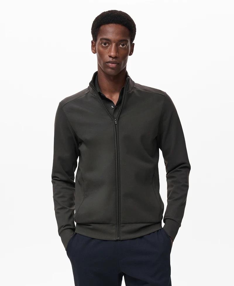 Mango Men's Regular-Fit Technical Sweatshirt