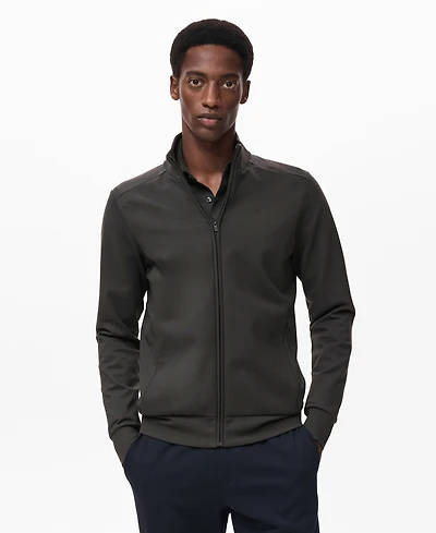 Mango Men's Regular-Fit Technical Sweatshirt