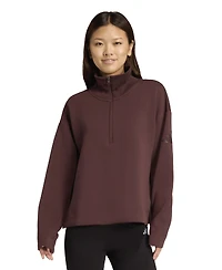 adidas Women's Open Hem Quarter Zip Sweatshirt
