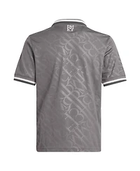 Adidas Big Boys and Girls Originals Charcoal Real Madrid 2024/25 Third Replica Jersey