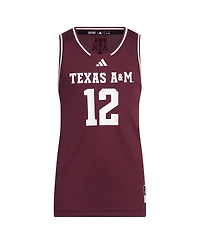 Adidas Big Boys and Girls 12 Maroon Texas A M Aggies Replica Swingman Jersey