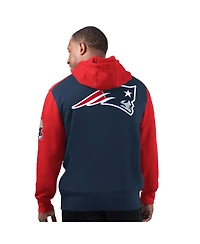 Starter Men's Navy New England Patriots Extreme Pullover Hoodie