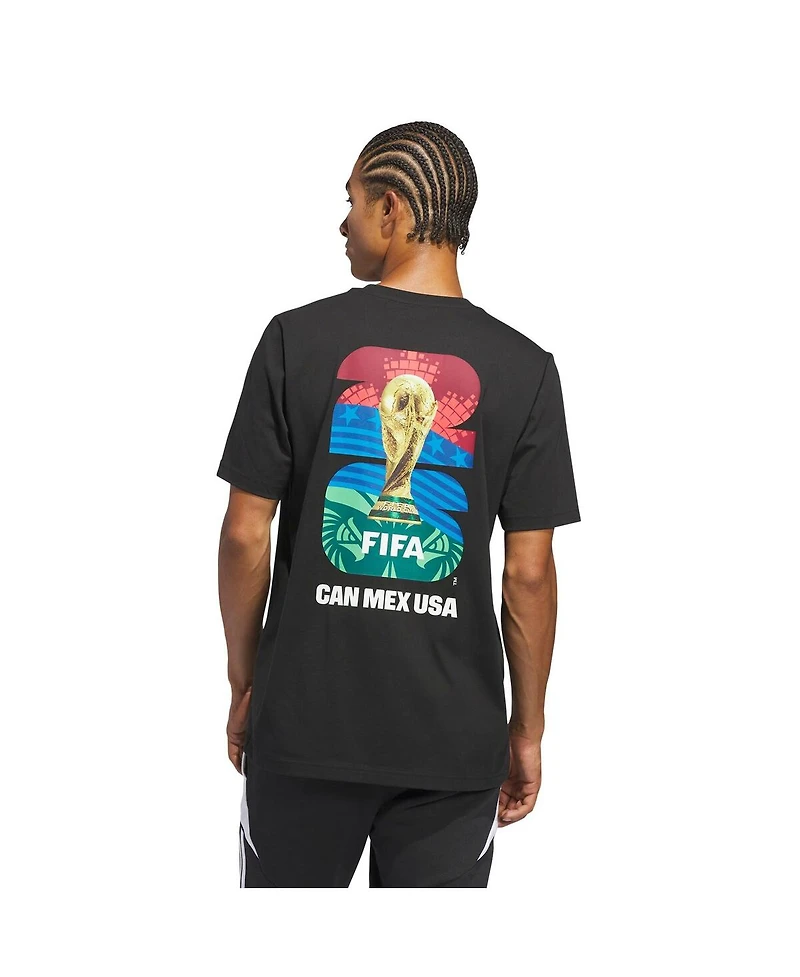 Adidas Men's Black 2026 Fifa World Cup Graphic T-Shirt