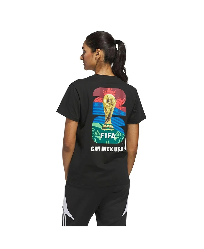 Adidas Women's Black 2026 Fifa World Cup Graphic T-Shirt