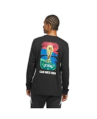 Adidas Men's Black 2026 Fifa World Cup Graphic Long Sleeve T-Shirt