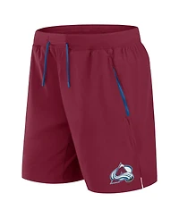 Fanatics Men's Burgundy Colorado Avalanche Authentic Pro Rink Performance Shorts