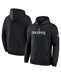 Fanatics Men's Black San Jose Sharks Authentic Pro Primary Hoodie