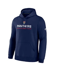 Fanatics Men's Navy Florida Panthers Authentic Pro Primary Hoodie