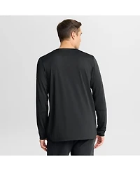 Fanatics Men's Black Chicago Blackhawks Authentic Pro Rink Tech Long Sleeve T-Shirt