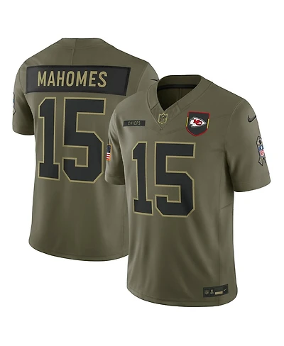 Nike Men's Patrick Mahomes Olive Kansas City Chiefs 2025 Salute to Service Limited Jersey