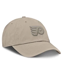 Fanatics Men's Tan Philadelphia Flyers Authentic Pro Road Adjustable Hat