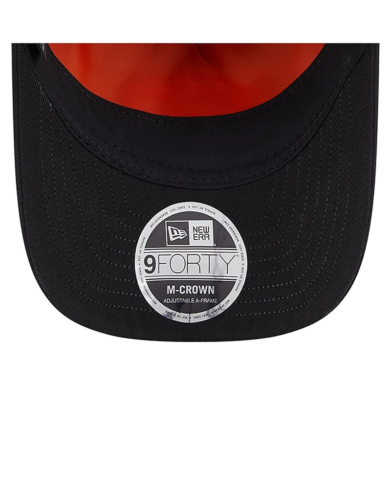 New Era x Alpha Industries Men's Black San Francisco 49ers A-Frame 9FORTY Adjustable Hat