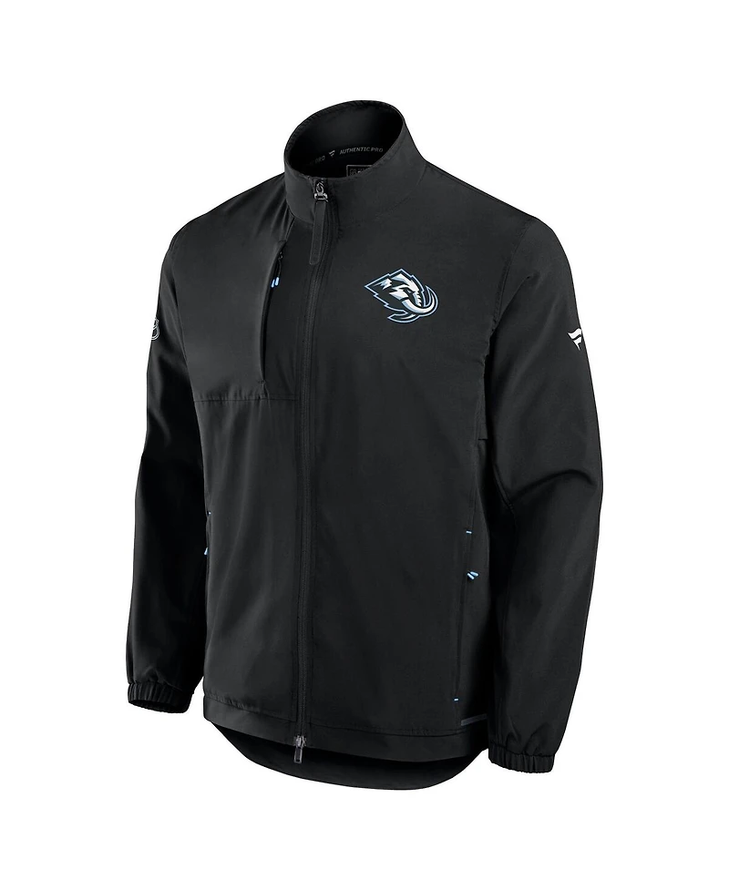 Fanatics Men's Black Utah Mammoth Authentic Pro Rink Full-Zip Coaches Jacket