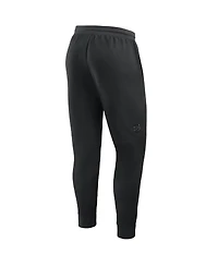Fanatics Men's Black Utah Mammoth Authentic Pro Road Tri-Blend Jogger Pants