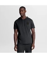 Fanatics Men's Black Boston Bruins Authentic Pro Road Short Sleeve Hoodie